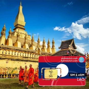 Sim Du Lịch Lào 10 Ngày Tốc Độ Cao